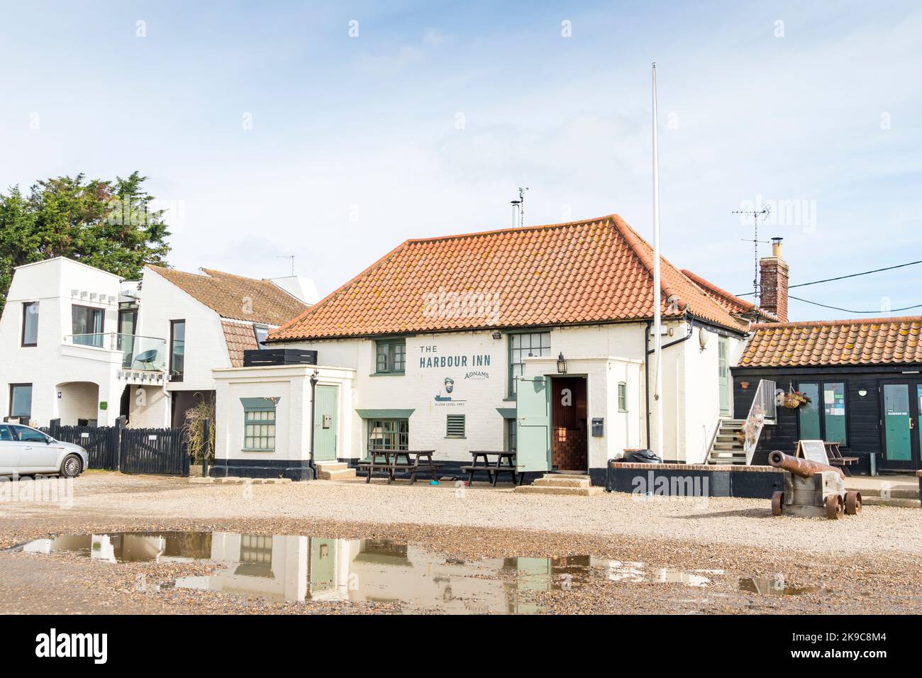 The Harbour Inn Southwold harbour, Suffolk 2022 Stock Photo