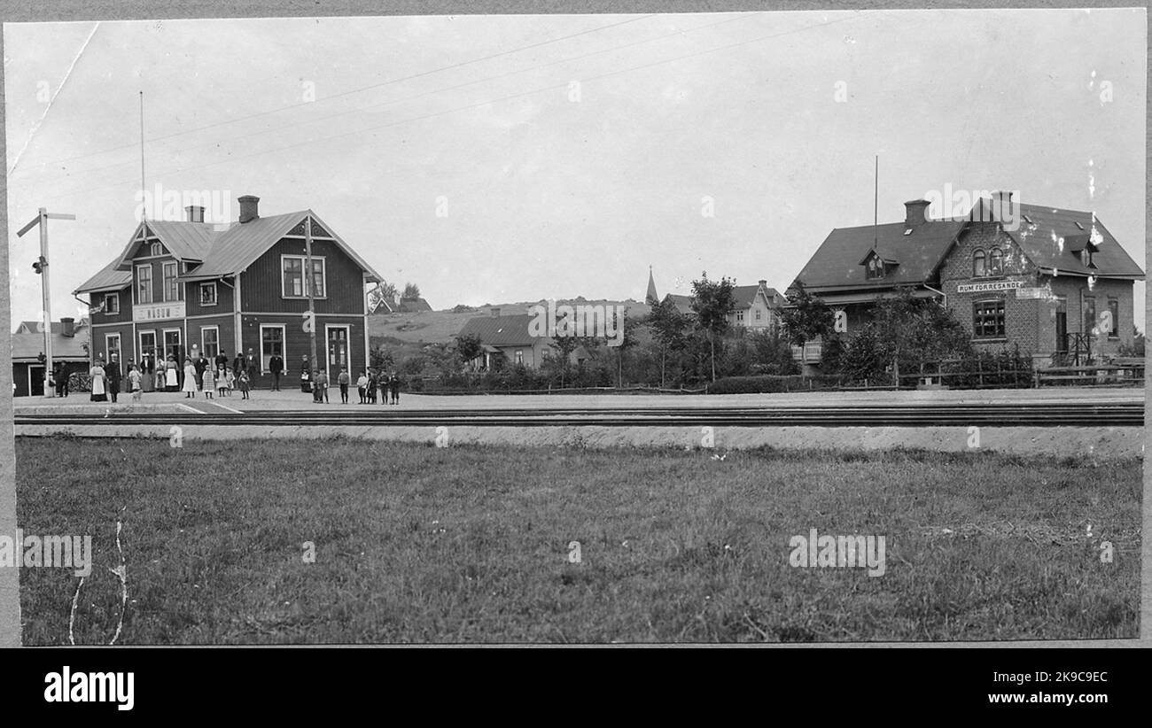 Näsum station. Stock Photo