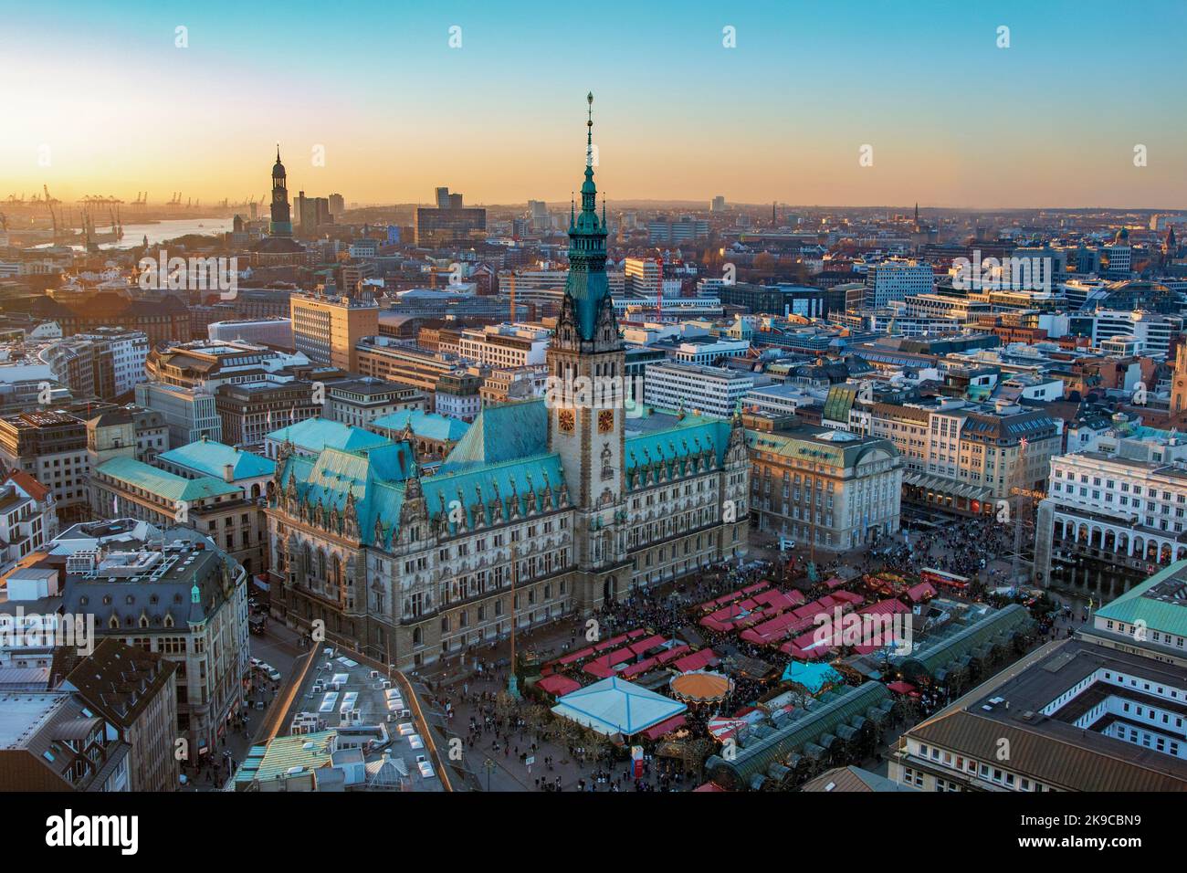 Hamburg at Christmas Hamburg zu Weihnachten Stock Photo Alamy