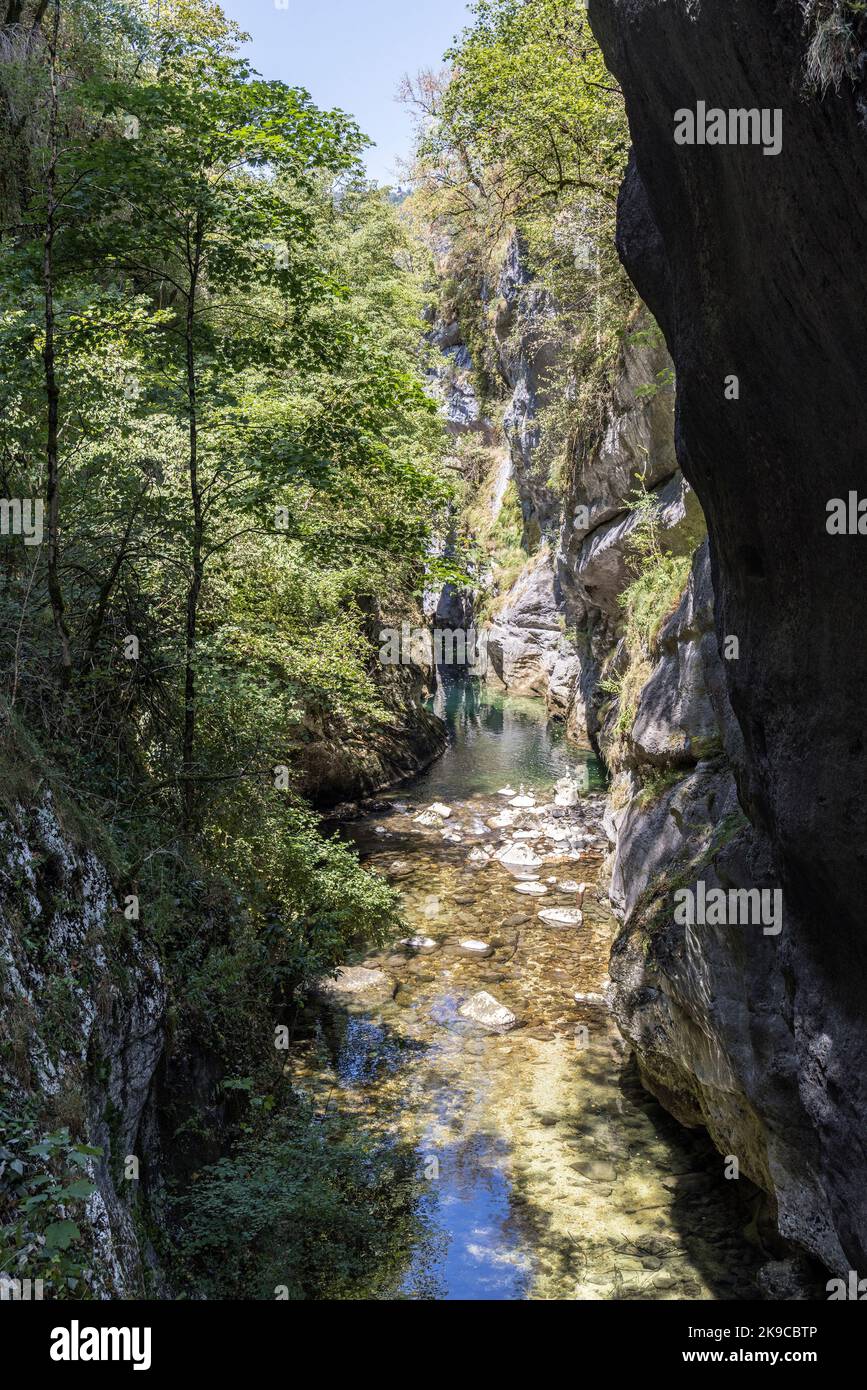 The river at Pont SaintMartin, SaintChristophesurGuiers
