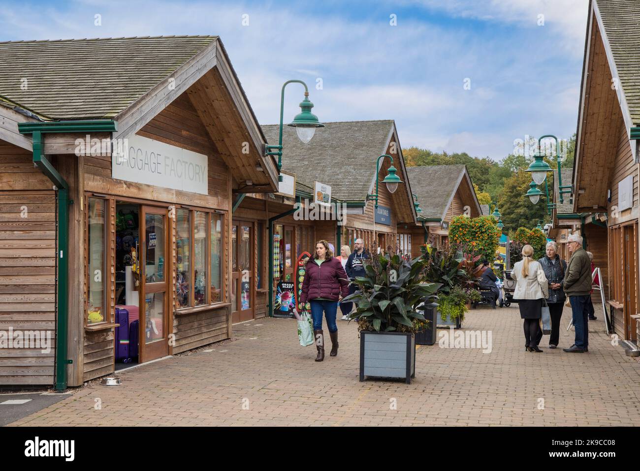 Trentham Shopping Village, Stoke-on-Trent, Staffordshire, England, UK Stock Photo