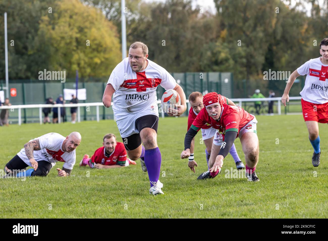 Physicality Rugby England took on Wales in the 2022 Physical Disability Rugby League ...