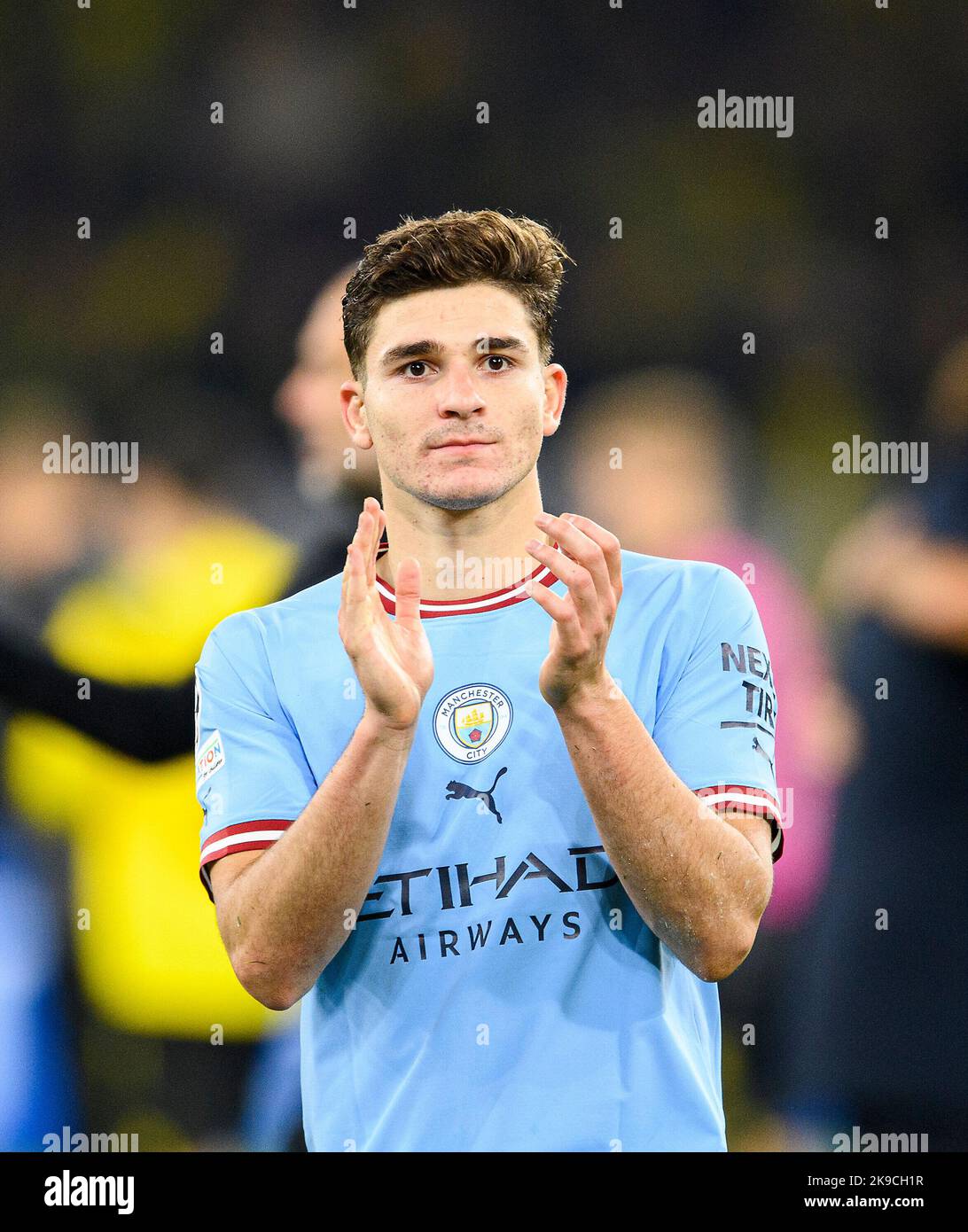 October Clapping Julian ALVAREZ (ManCity) claps, clapping, gesture, gesture, Soccer ...