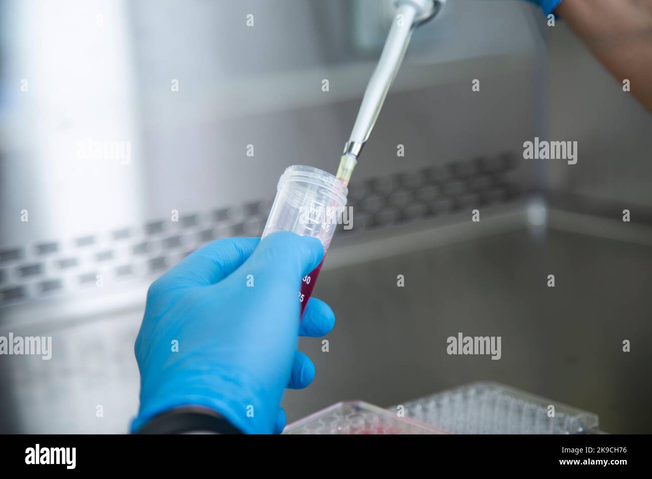 Lab Bio Cell cell culture, medicine, medical and biology laboratory Stock Photo - Alamy