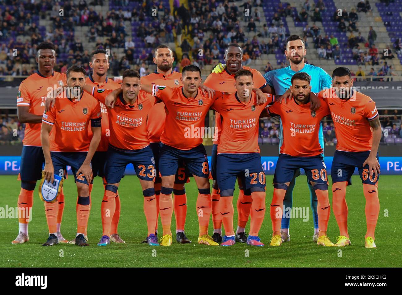 Line-up Istanbul Basaksehir FK during the UEFA Conference League football  match ACF Fiorentina vs Istanbul Basaksehir FK on October 27, 2022 at the  Artemio Franchi stadium in Florence, Italy (Photo by Lisa