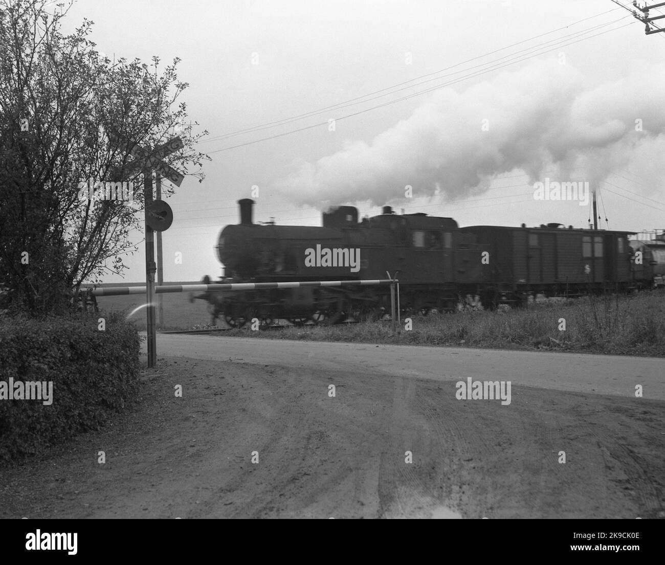 The locomotive is a State Railway, SJ S-LOK with a Nalco-can on the ...
