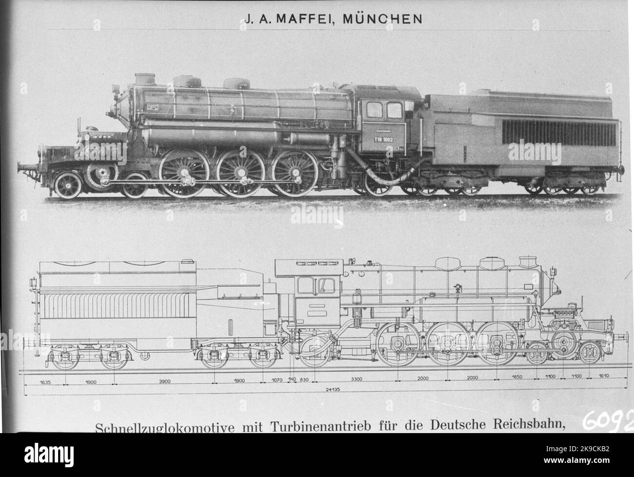 (German Reichsbahn) Dr T18.1002. German rake Stock Photo Alamy