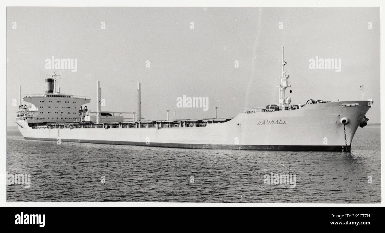 Hms Ranala M/S Raunala lies for anchor Stock Photo - Alamy