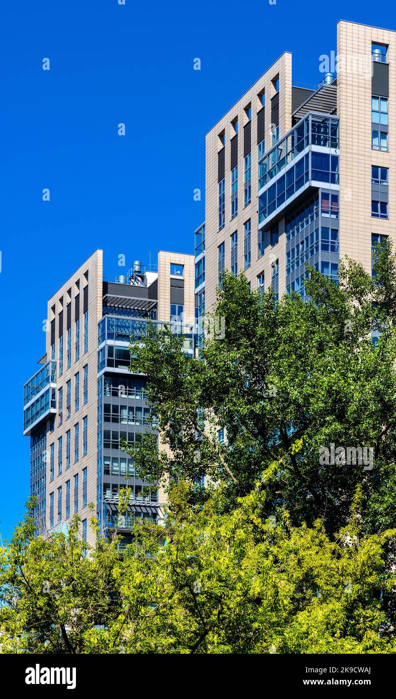 Warsaw, Poland July 3, 2022 Platinum Towers Residence prestigious