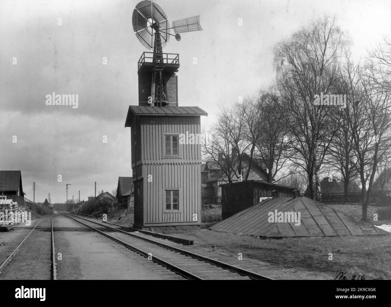 Osby Pump House Stock Photo Alamy