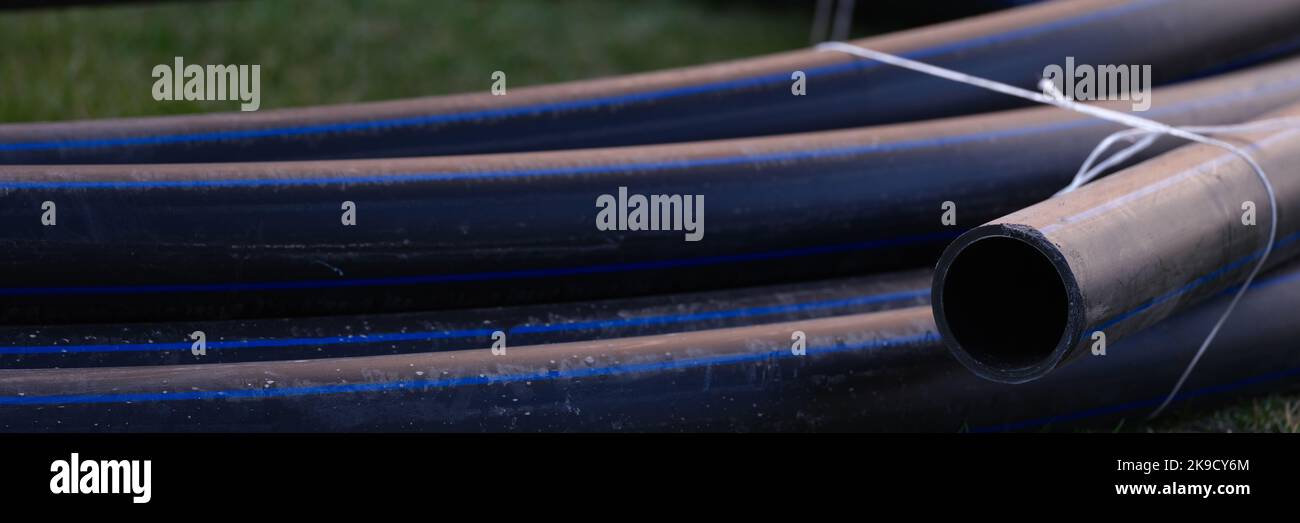 Black pvc plastic drain pipe hires stock photography and images Alamy