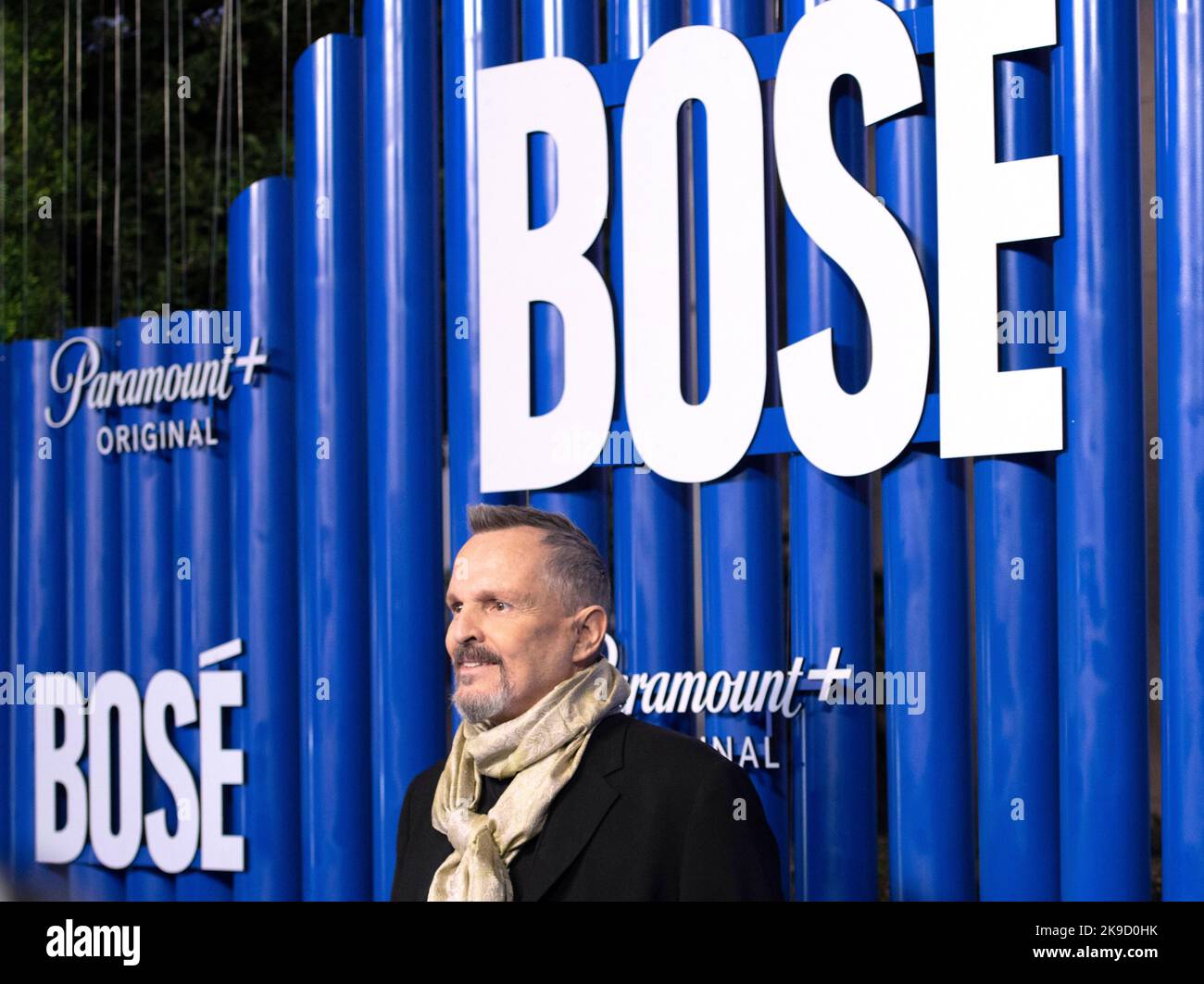 October 26, 2022, Mexico City, Mexico City, Mexico: Spanish singer MIGUEL  BOSE during a red carpet to announce the series about his life, "Bosé, Yo  Seré" produced by Paramount+ (Credit Image: ©