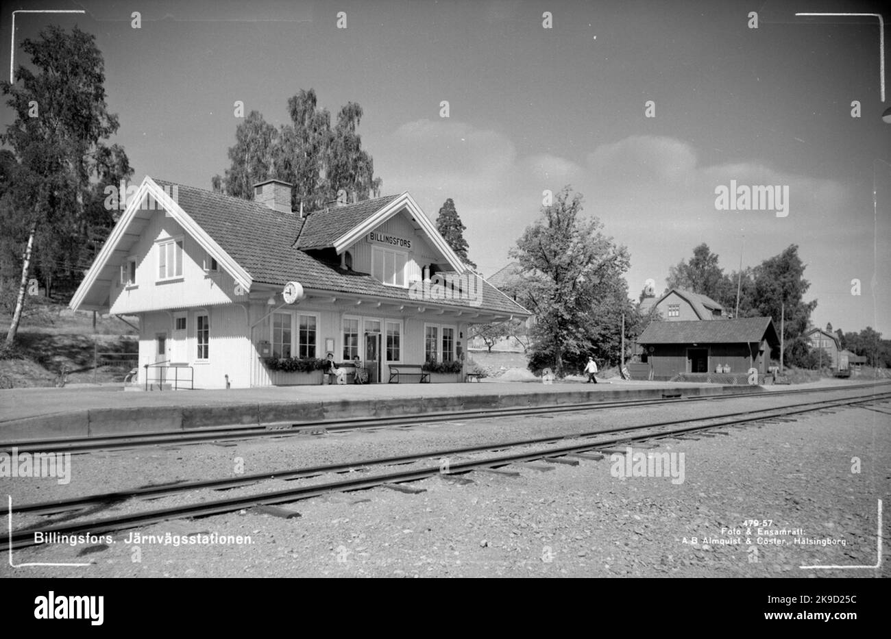 The station, built in 1895. The station house, one and a half floor in