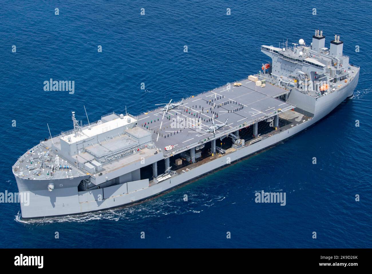 USS Miguel Keith (ESB 5) U.S. Navy. USS Miguel Keith (ESB-5) (formerly USNS Miguel Keith (T-ESB-5)) is a Lewis B. Puller-class expeditionary mobile base Stock Photo