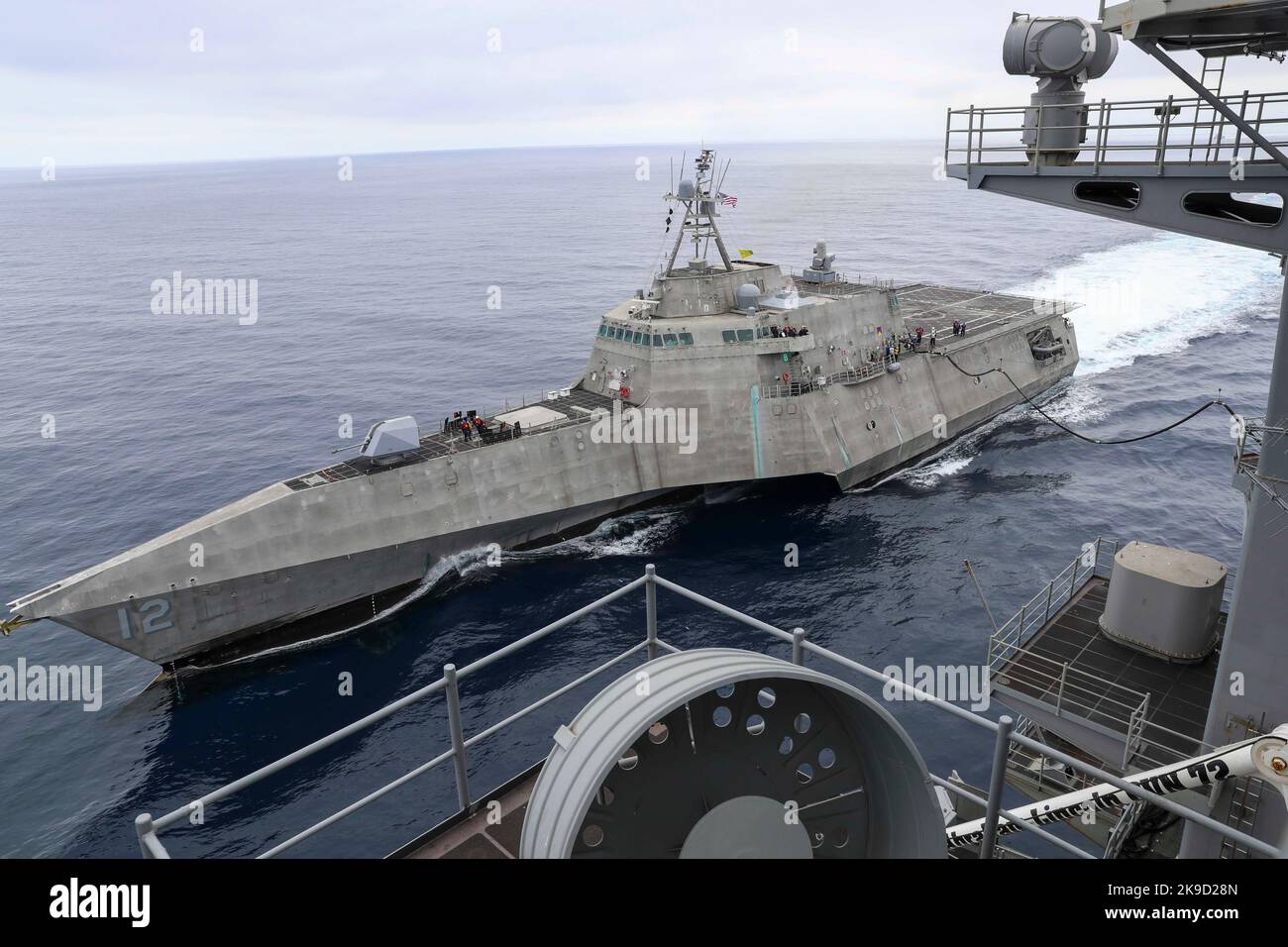 The Independence variant littoral combat ship USS Omaha (LCS 12) U.S. Navy Stock Photo
