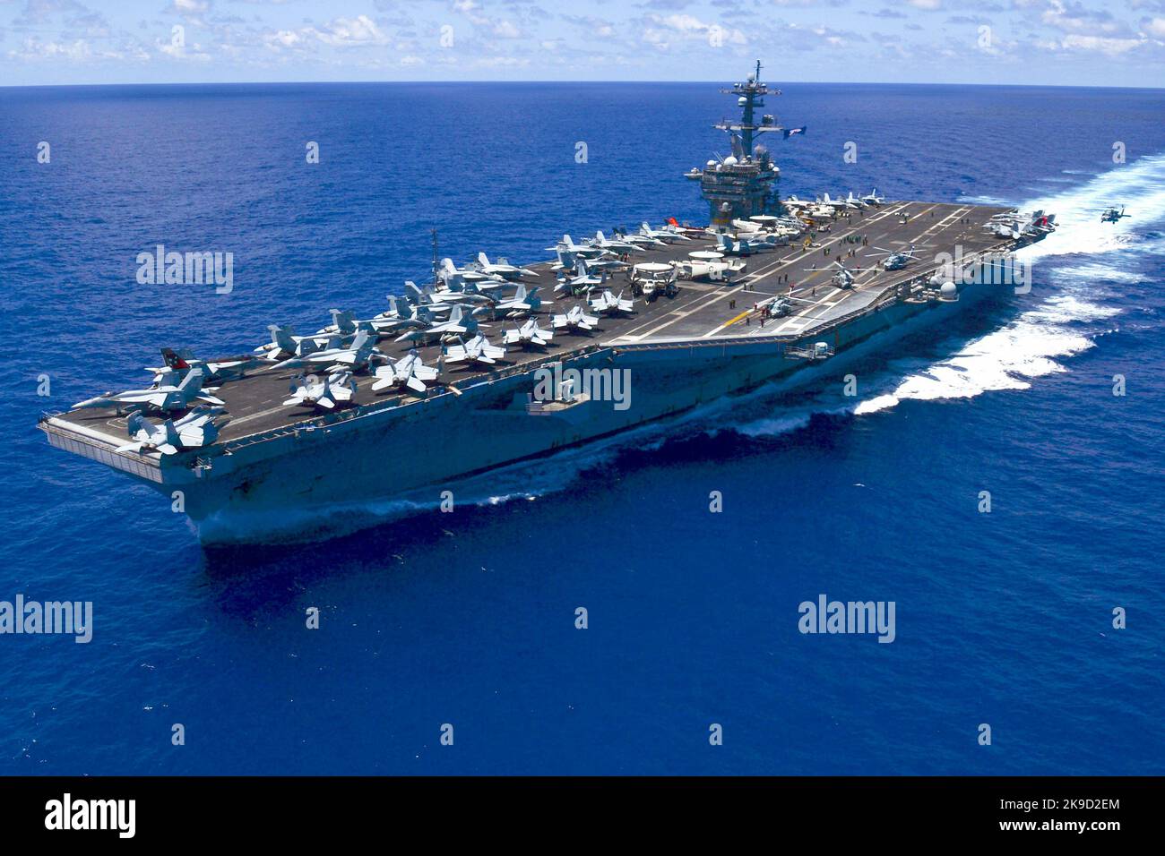 Aircraft carrier USS Carl Vinson (CVN 70) U.S. Navy Stock Photo