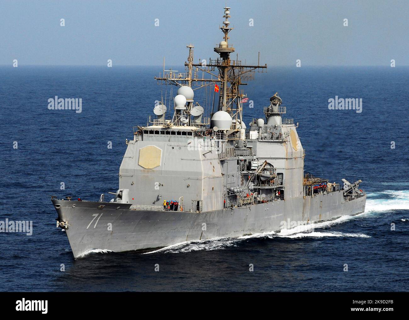 The guided-missile cruiser USS Cape St. George (CG 71) U.S. Navy Stock Photo