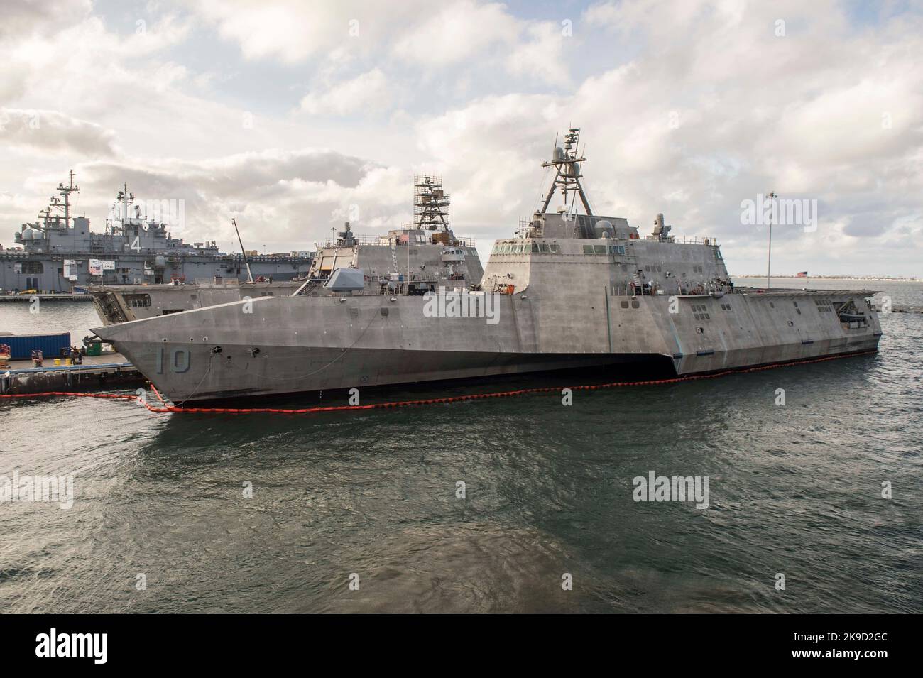 The Independence-variant littoral combat ship USS Gabrielle Giffords (LCS 10) U.S. Navy Stock Photo