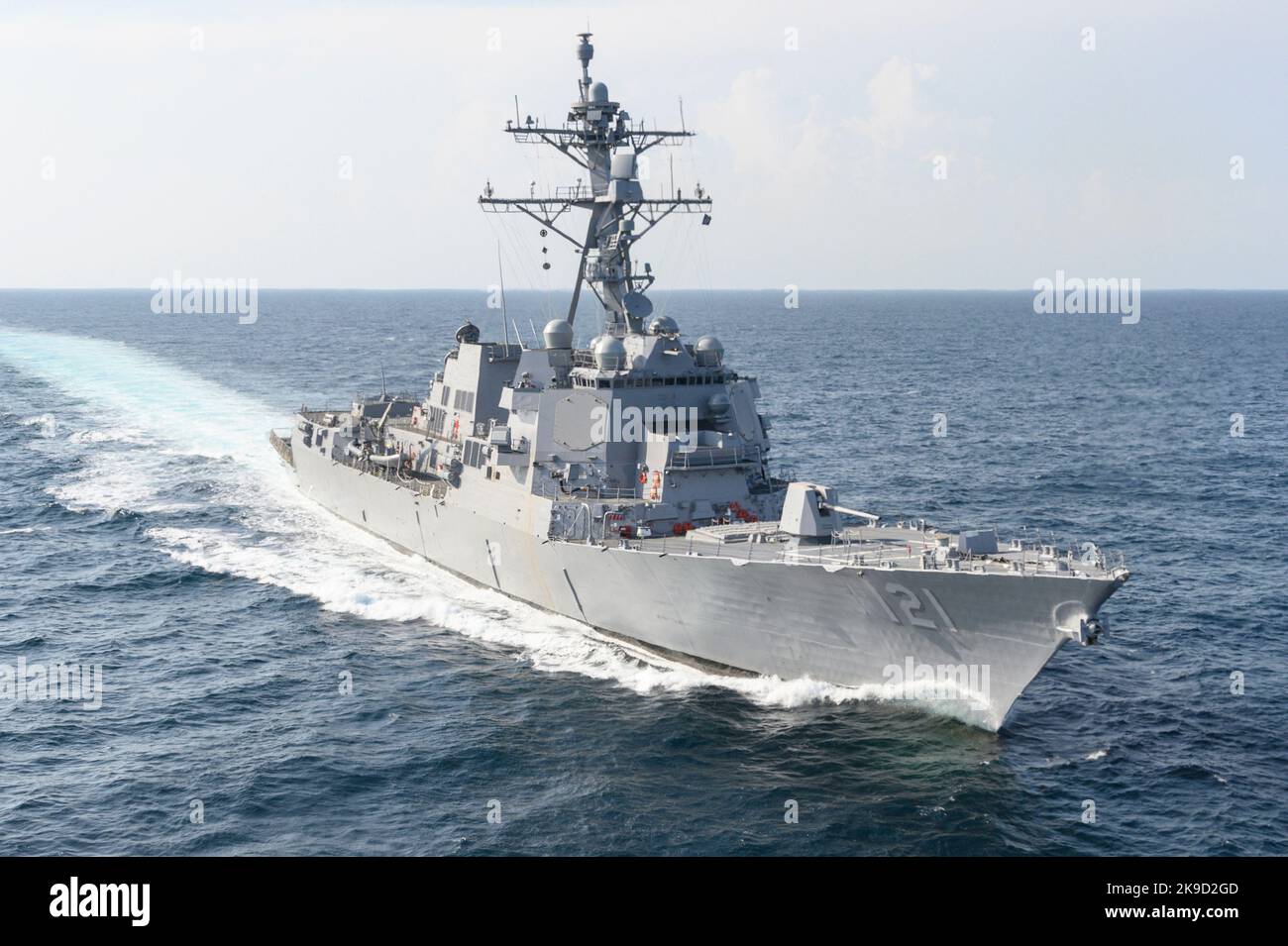 USS Frank E. Petersen Jr. (DDG-121) Arleigh Burke-class Flight IIA guided missile destroyer in the United States Navy, the 71st overall for the class. (DDG 121) U.S. Navy Stock Photo