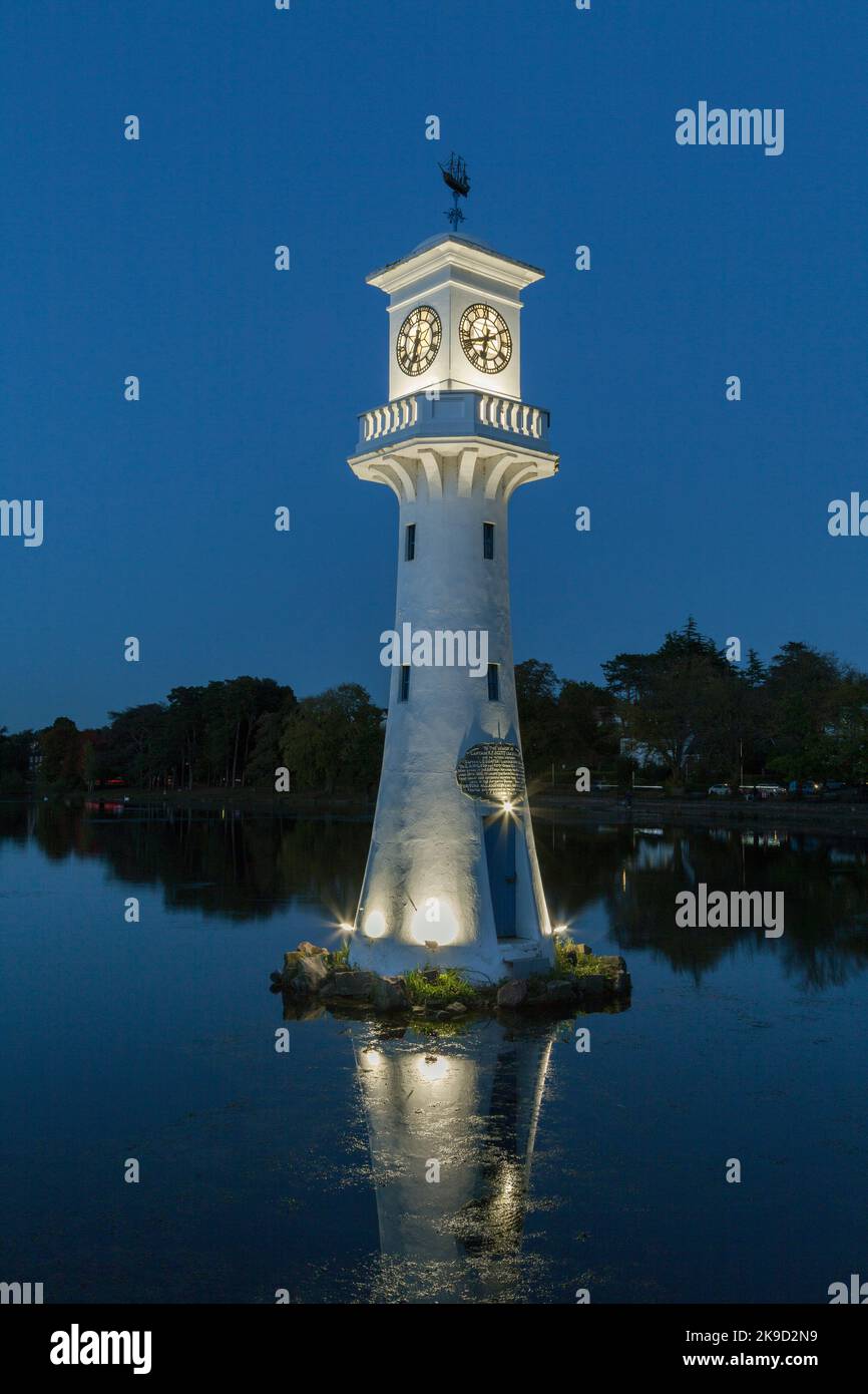 Roath park clock tower hi-res stock photography and images - Alamy