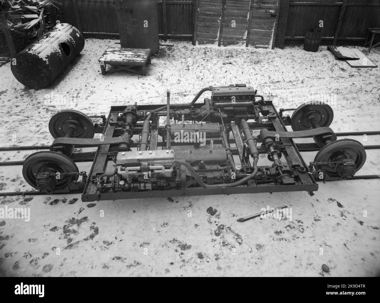 State Railways, SJ X4C/CF1 306, Motor Bogie Stock Photo - Alamy