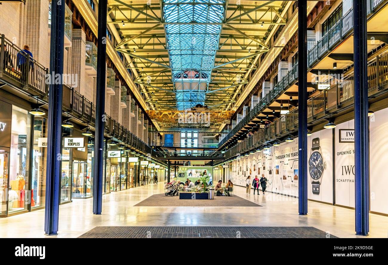 Battersea Power Station Development Interiors London UK Stock Photo