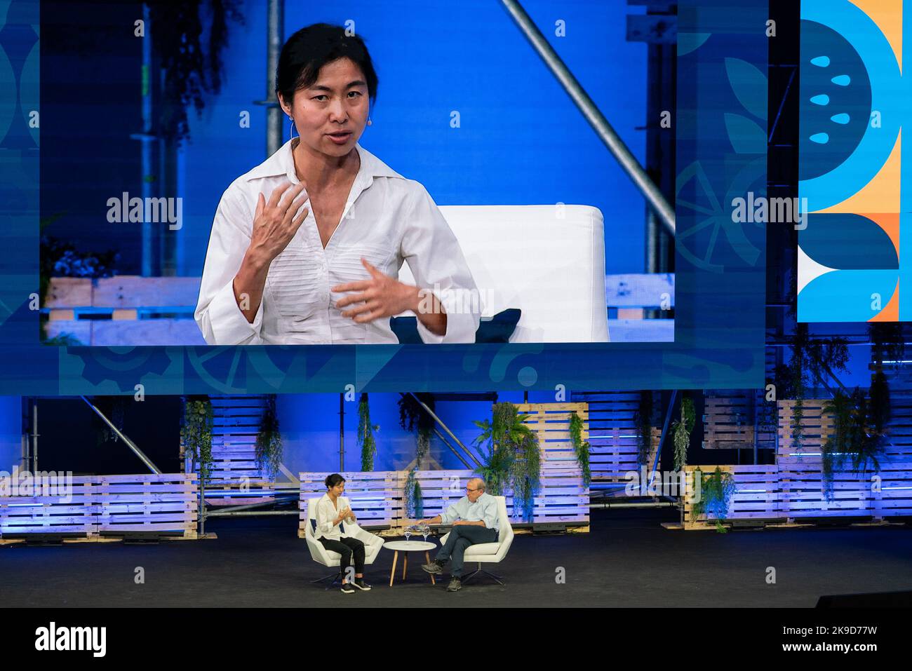 Madrid, Spain. 27th Oct, 2022. Jin Zhang, Director of Engineering