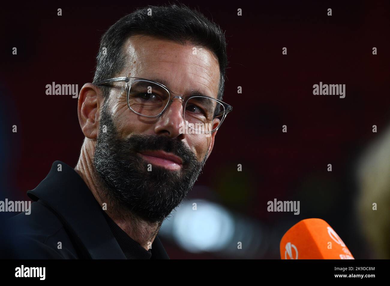 NETHERLANDS, EINDHOVEN - OCTOBER 27, 2022: Ruud van Nistelrooy. The match of UEFA Europa League PSV Eindhoven vs Arsenal London Stock Photo