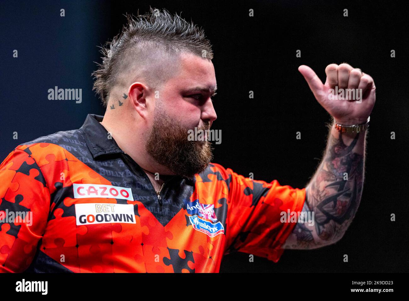 Dortmund, Germany. 27th Oct, 2022. Darts, European Darts Championship