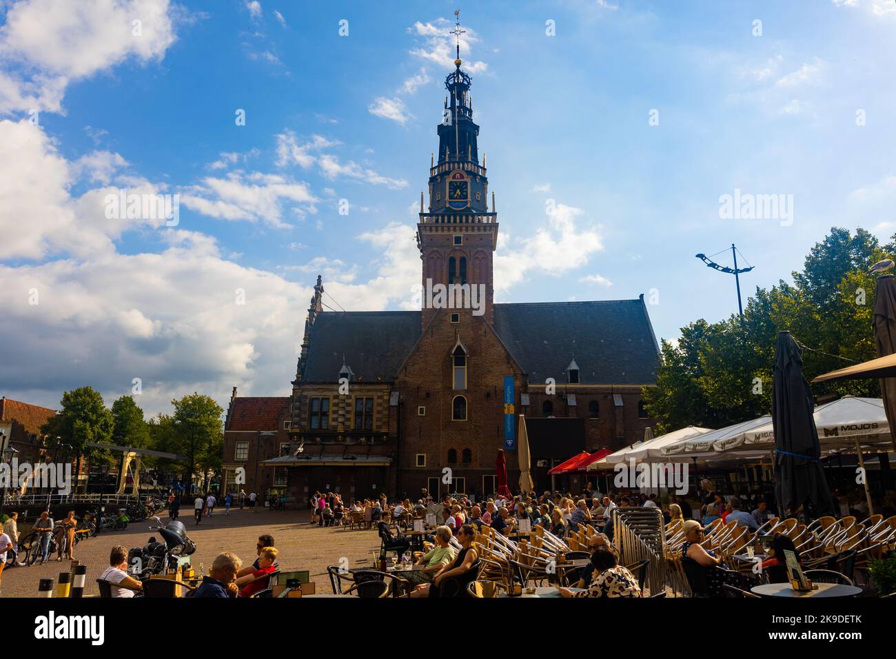 Cityscape overlooking the House of Scales and the Cheese Museum Stock
