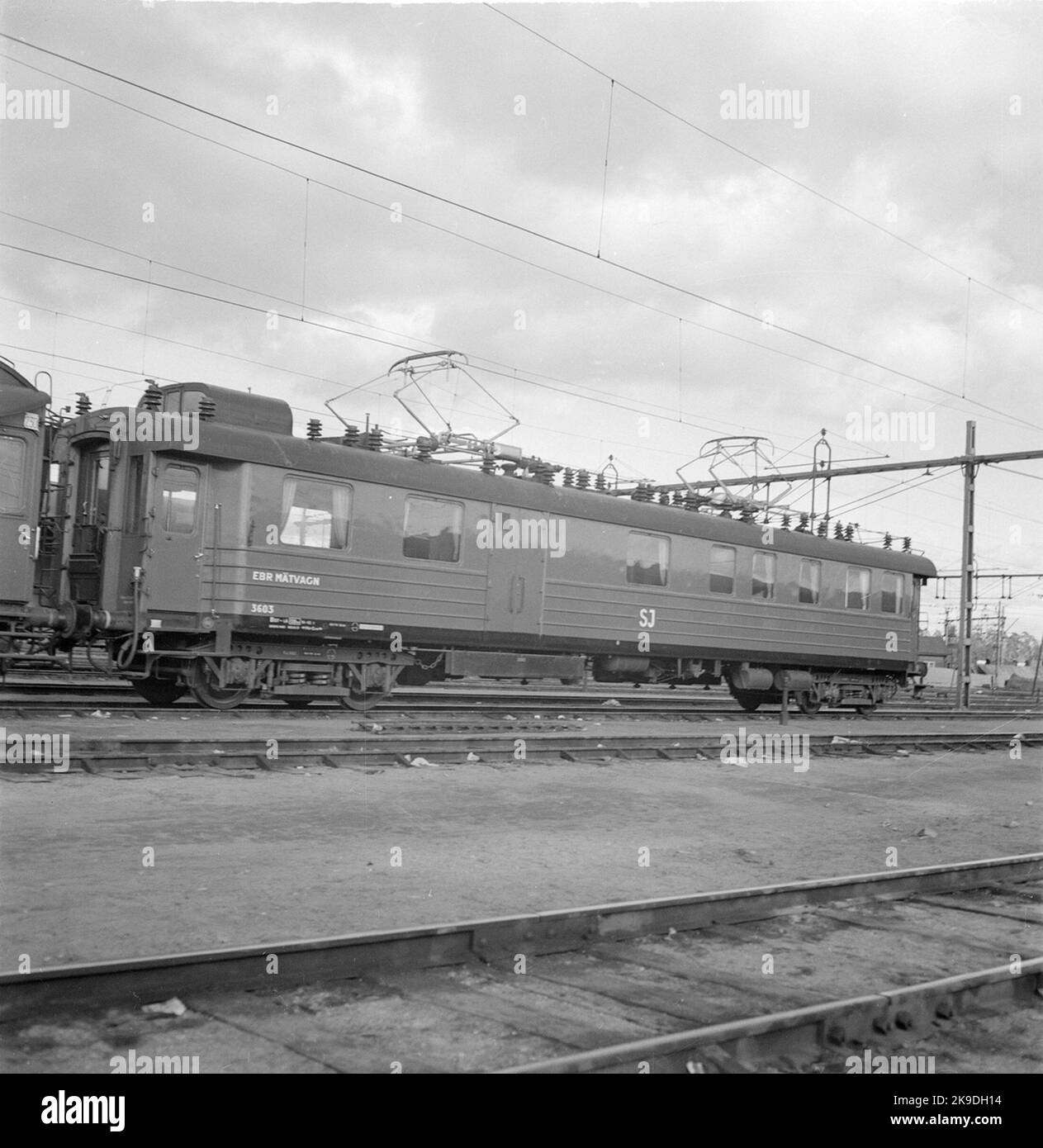 Measuring wagon SJ EBR 3603. EBR is abbreviation for the electrical