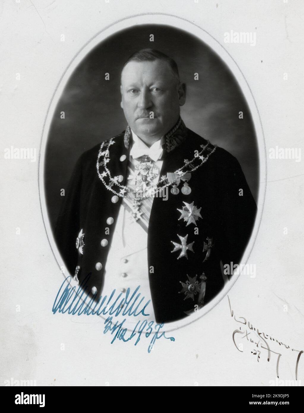 Axel Granholm, Director General of the State Railways 1914-1937. Stock Photo