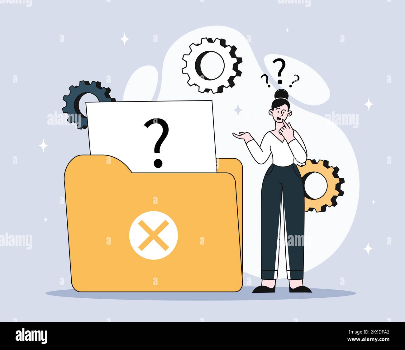 No data concept Stock Vector