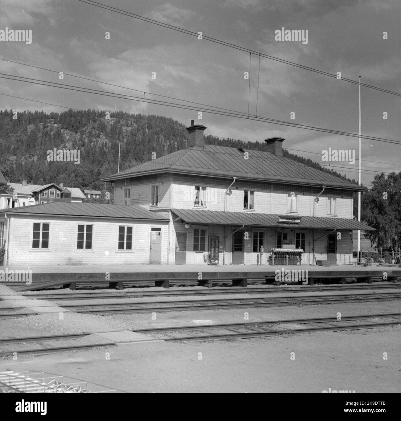 Järvsö station. The First Railway was Opened in 1879 Between Bollnäs