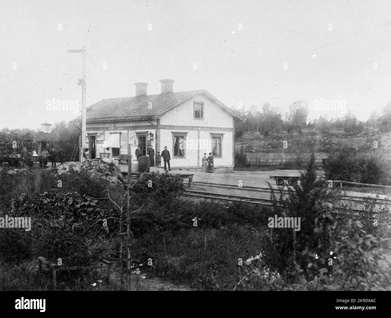 The station opened on 23/10 1884 and onehalfstory station building in