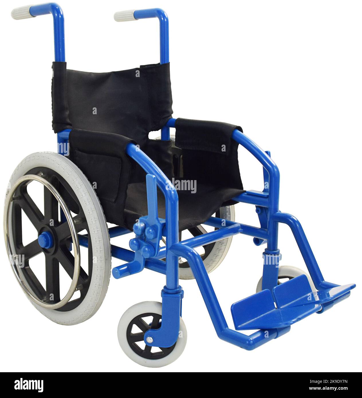 Blue Wheelchair for Mobility Stock Photo Alamy