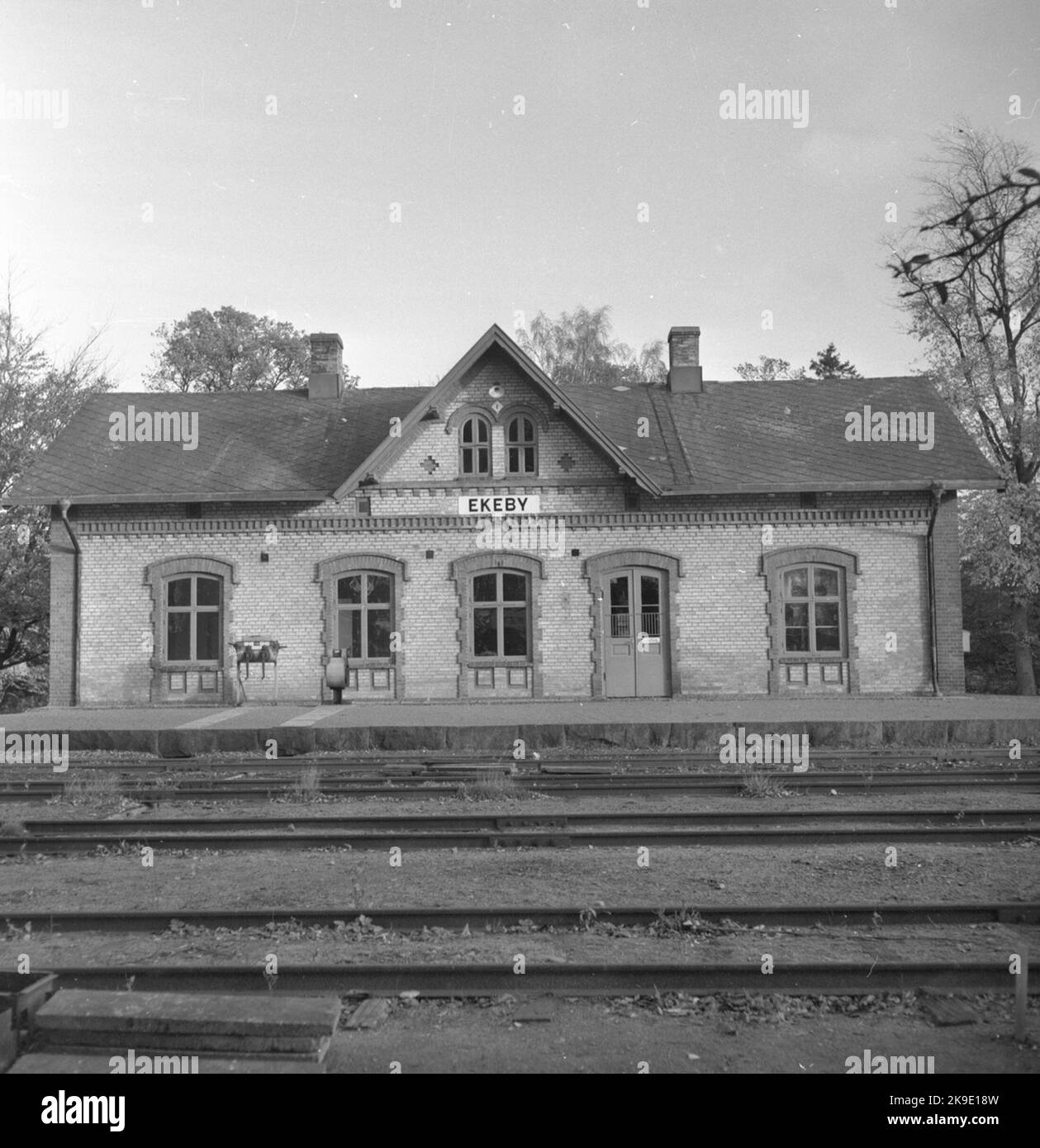 The railway station in Ekeby built in 1875 by Landskrona - Engelholms ...