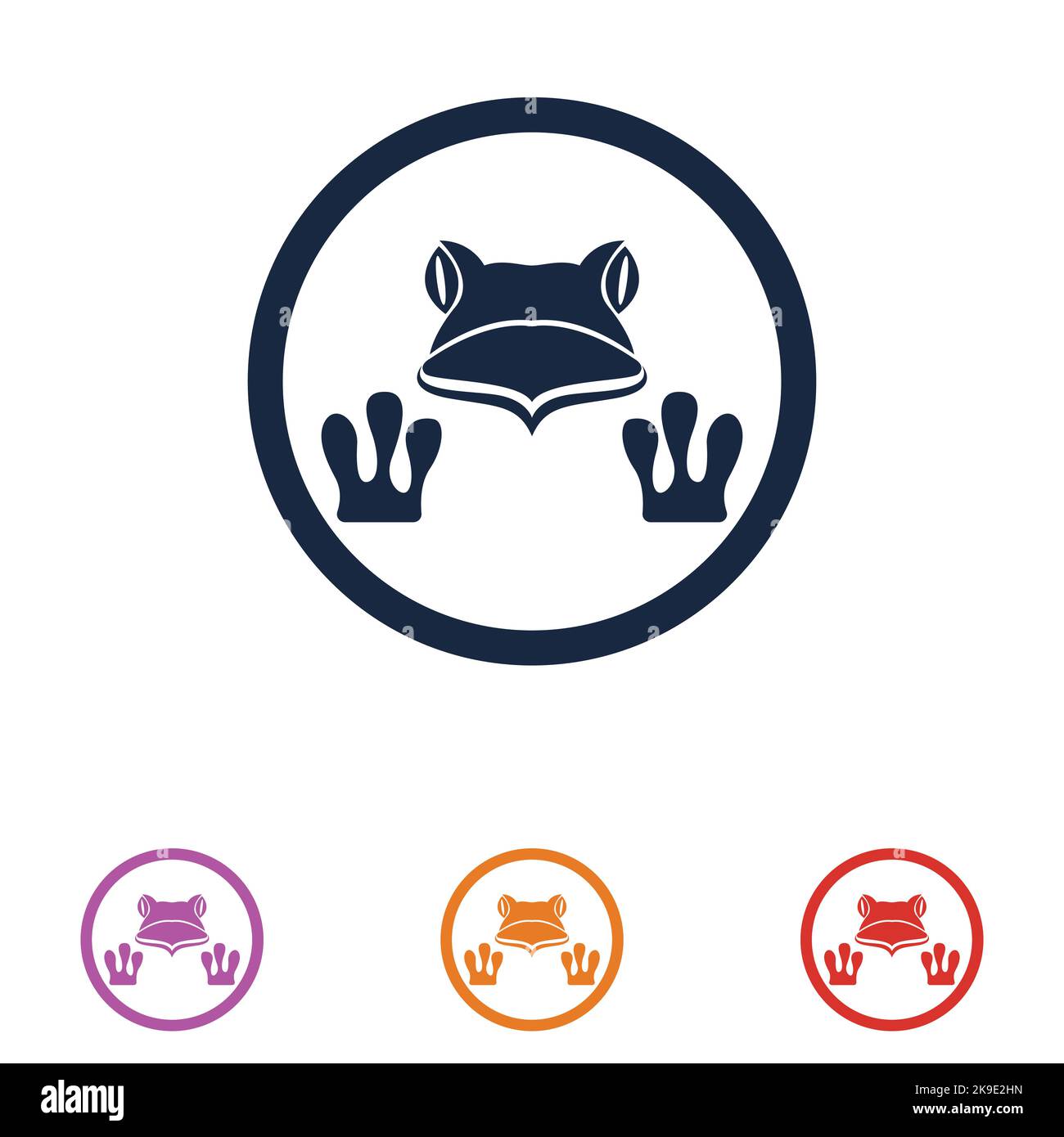 Frog Logo And Symbol Stock Vector Image & Art Alamy