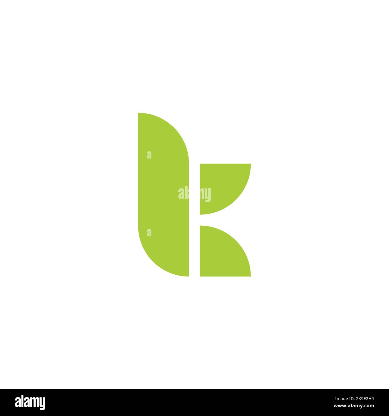 letter tk abstract green geometric logo vector Stock Vector Image & Art ...
