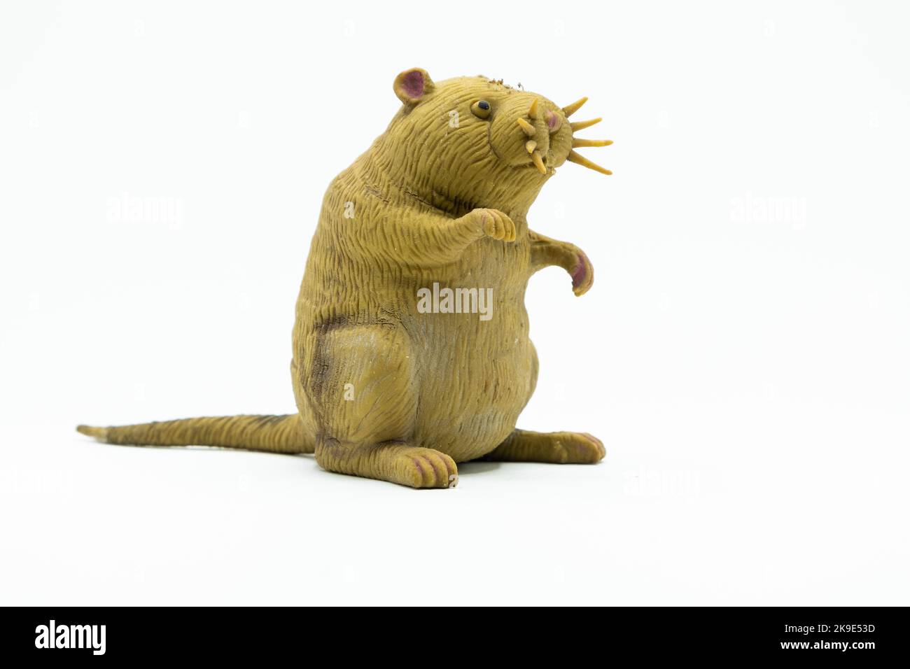 Funny Mouse toy isolated on white background Stock Photo