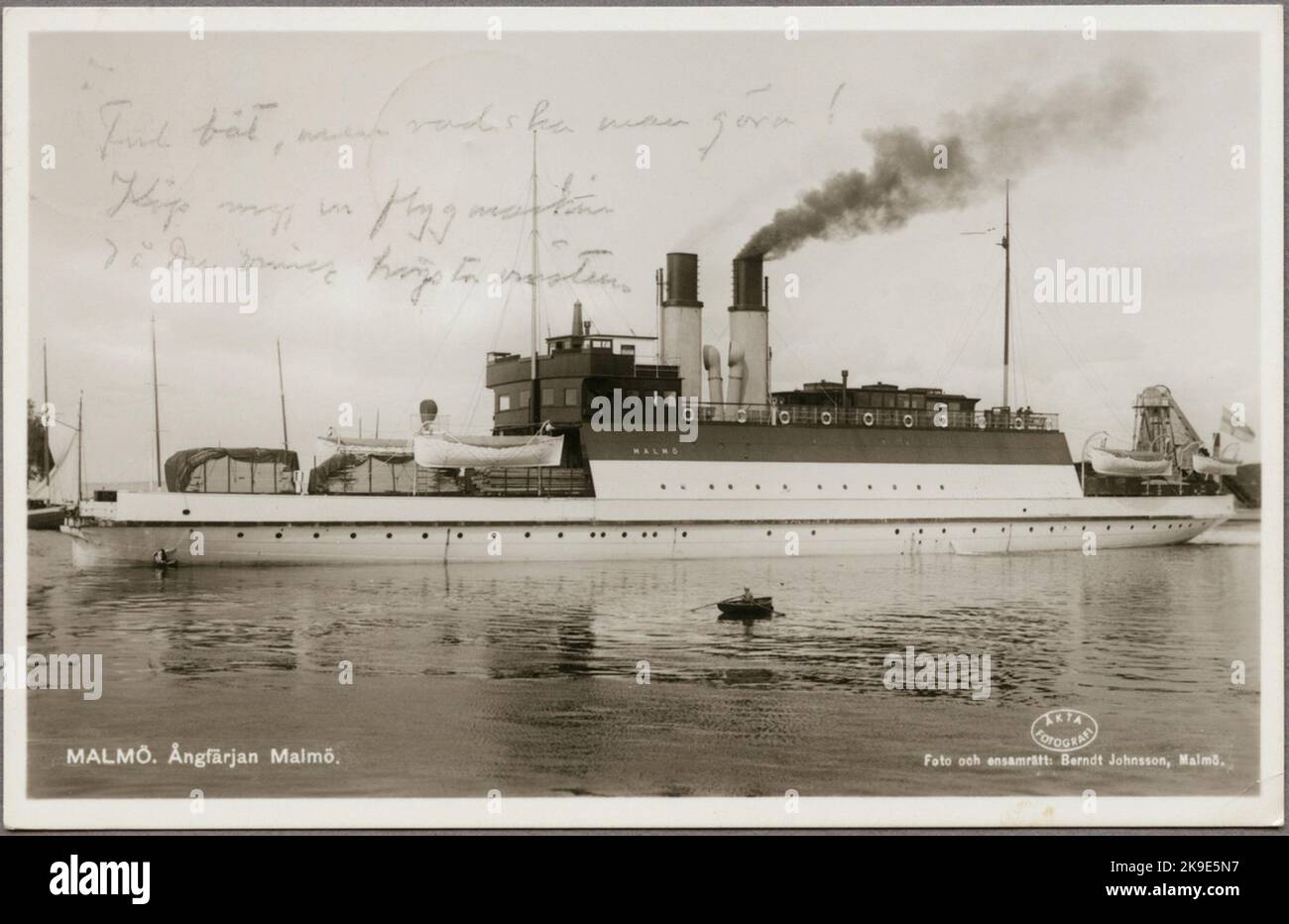 Steam ferry Malmö Stock Photo - Alamy
