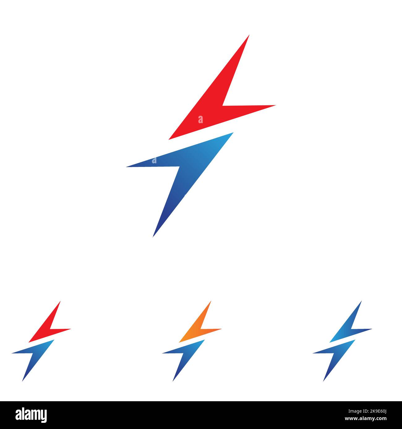 Thunderbolt logo and symbol vector Stock Vector Image & Art - Alamy