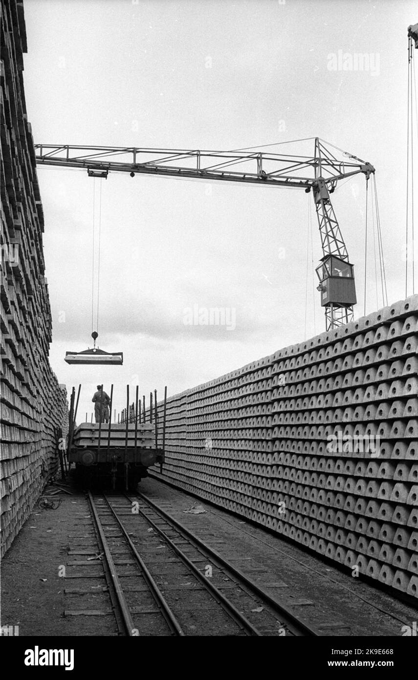 Concrete industry. Aconcrete, Vislanda Stock Photo Alamy