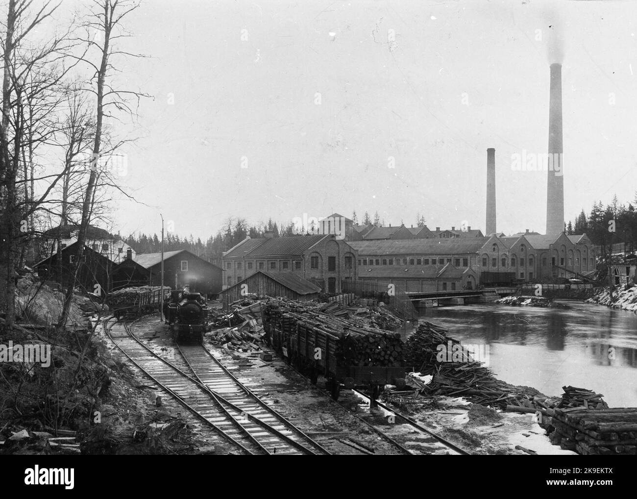 The paper mill Stock Photo Alamy
