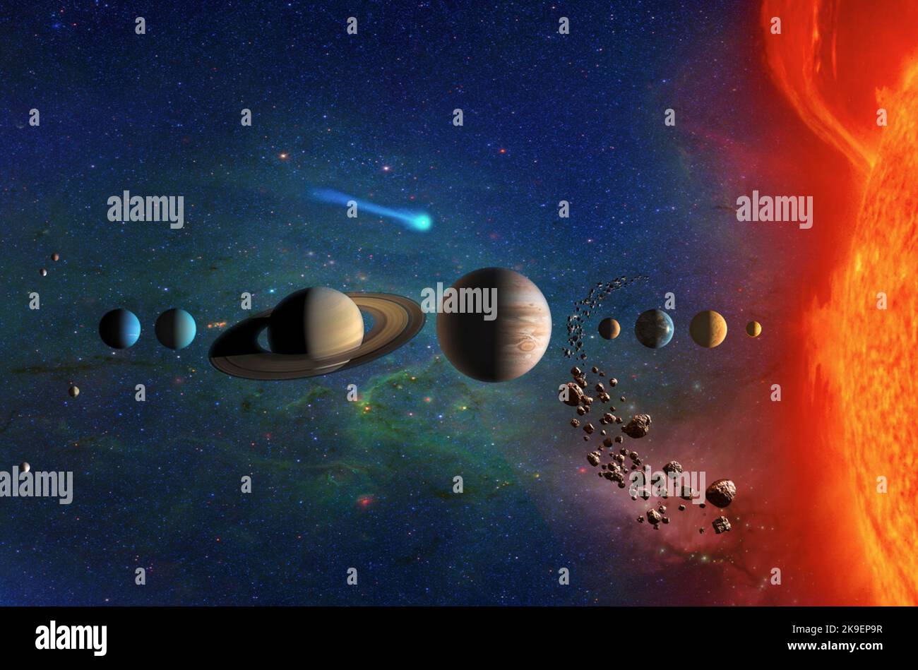 Solar system planets for kids hi-res stock photography and images - Alamy