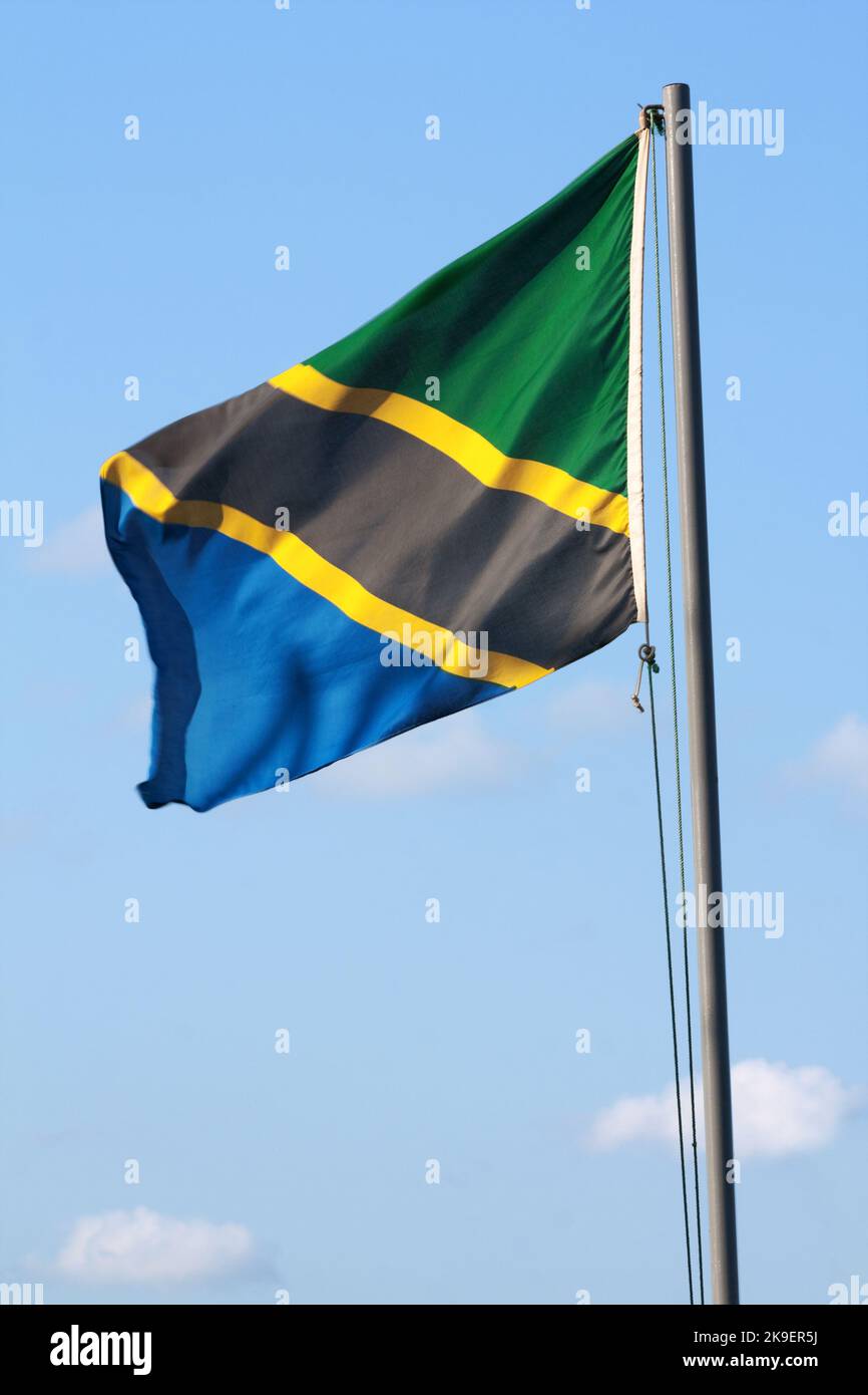 Tanzania flag hi-res stock photography and images - Alamy