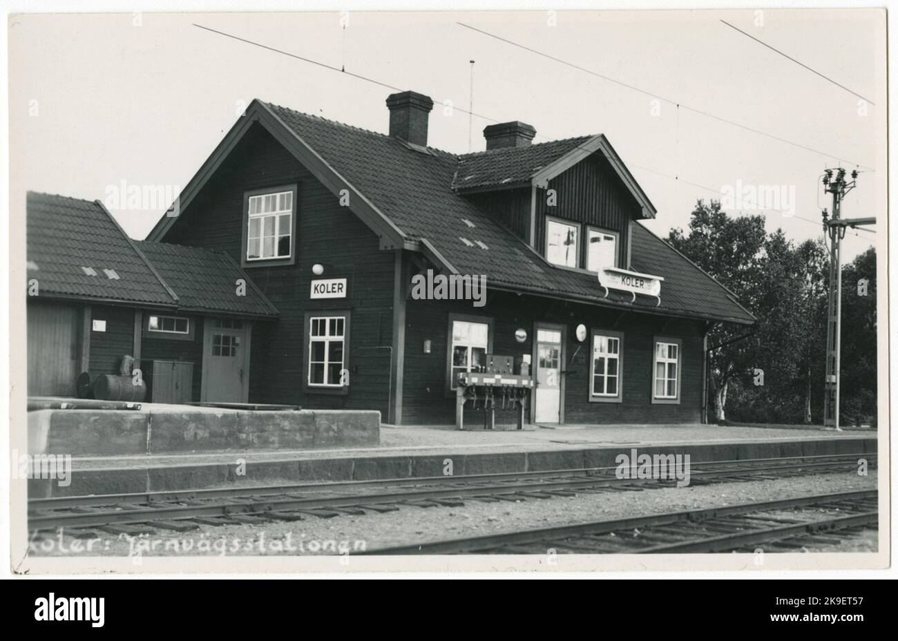 Koler railway station Stock Photo Alamy