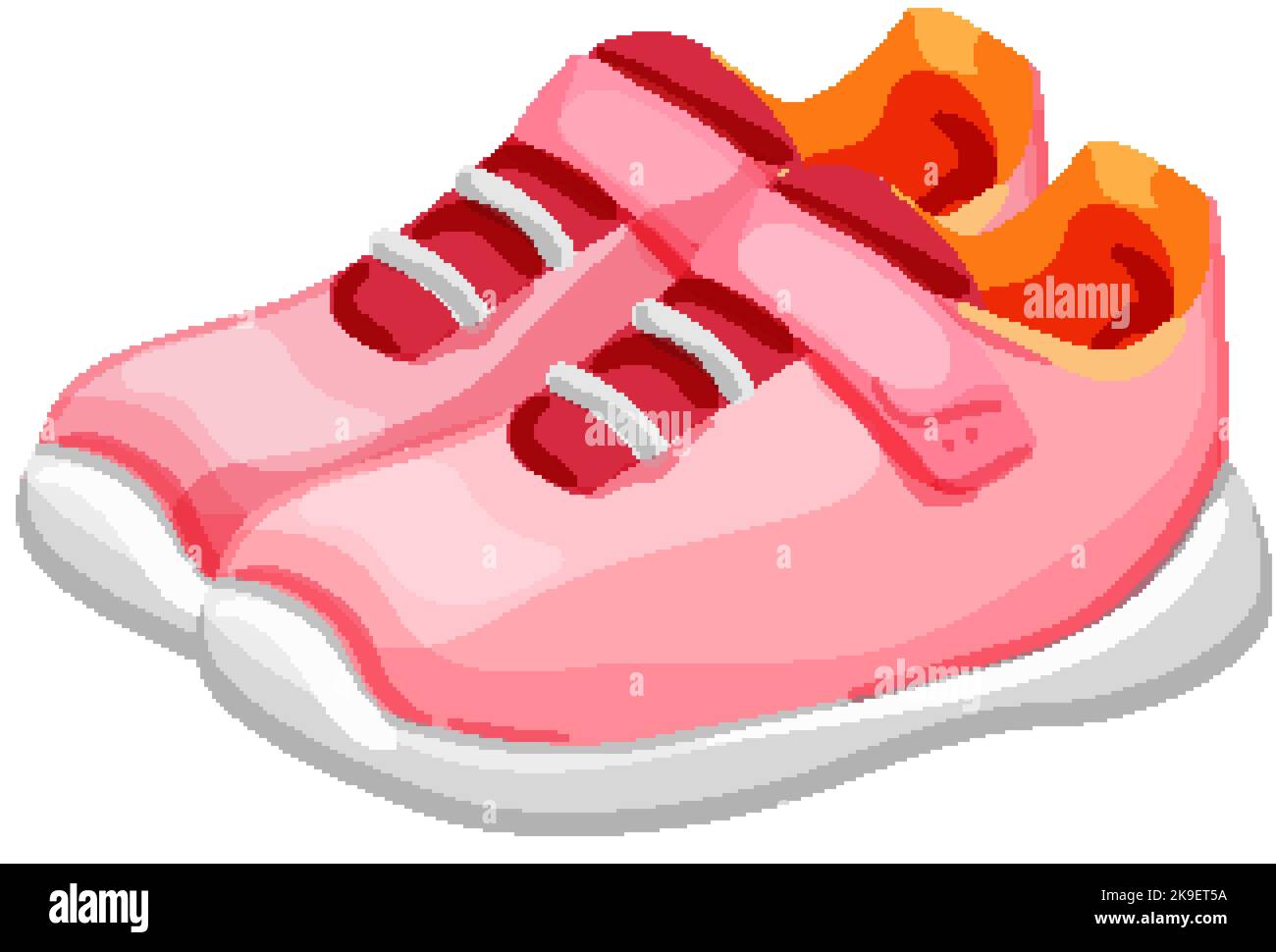 foot kid shoes cartoon vector illustration Stock Vector Image & Art Alamy