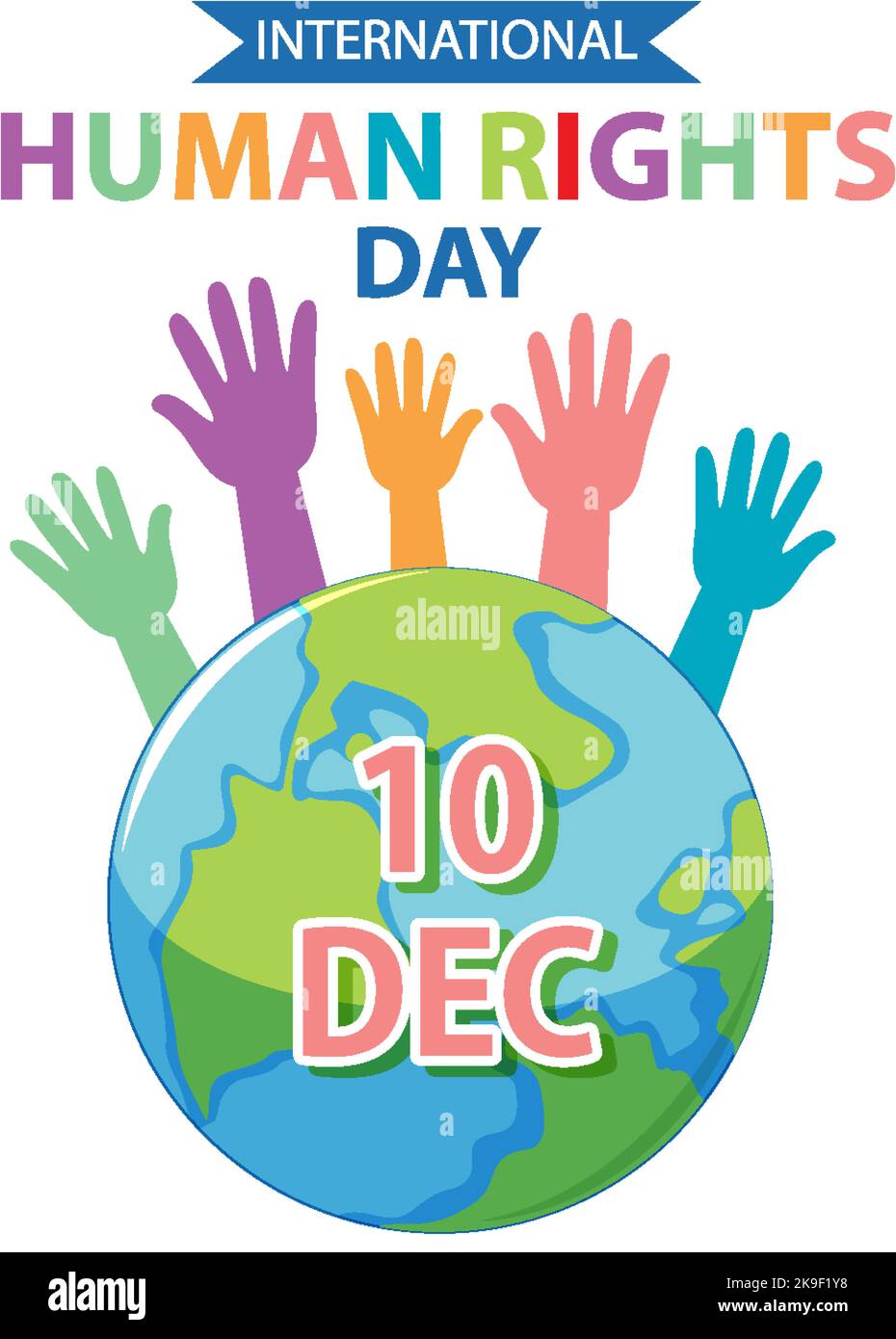 Human rights hand picture Stock Vector Images - Alamy