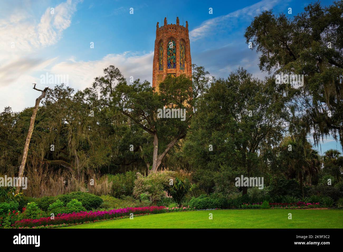 The Singing Tower in Lake Wales, Florida Stock Photo